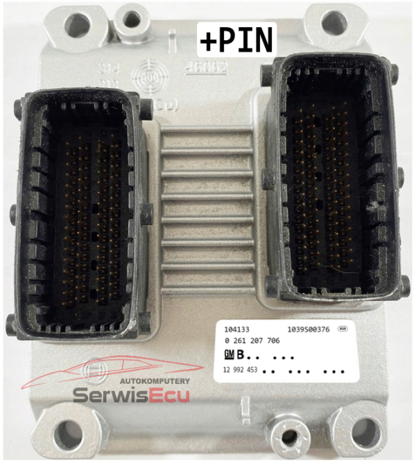 KOMPUTER ECU OPEL 3.2 0261207706 12992453  + PIN