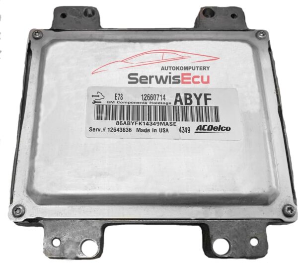 KOMPUTER ECU OPEL 12660714 ABYF