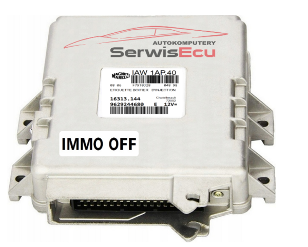 KOMPUTER ECU PEUGEOT IAW1AP.40 9629244680 IMMO OFF