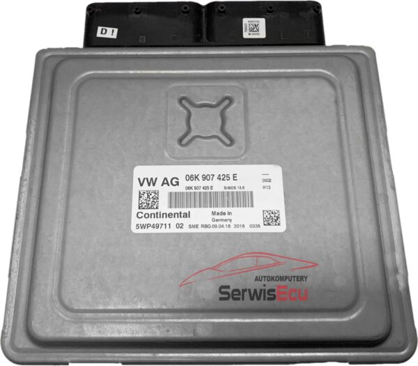 KOMPUTER ECU VW 2.0 06K907425E 5W949711 02