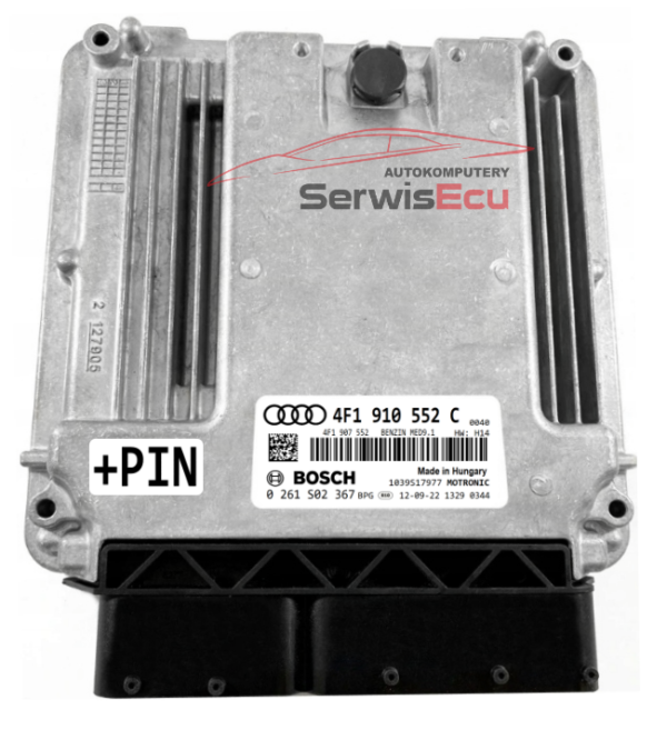 KOMPUTER ECU AUDI 5.2 4F1910552C 0261S02367 +PIN