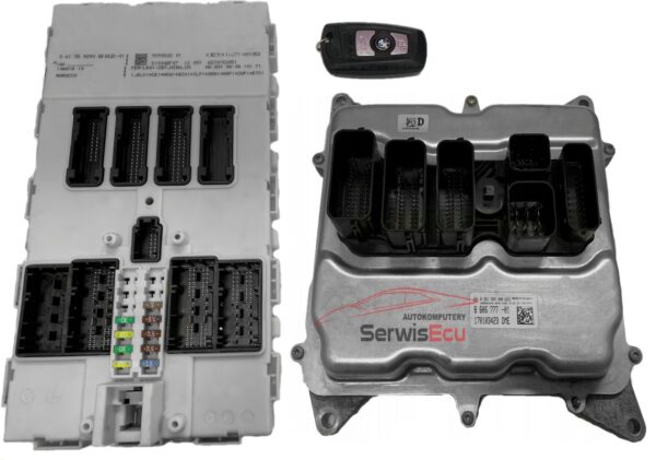 ZESTAW ECU BMW 0261S09006 8606777-01 9290802 01 FEM-LR01-ZB7_HIGH_CA