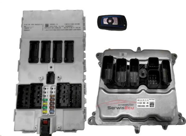 ZESTAW ECU BMW 0261S09472 8614302-01 9352863 01 FEM-LR01-ZB7_HIGH_CA