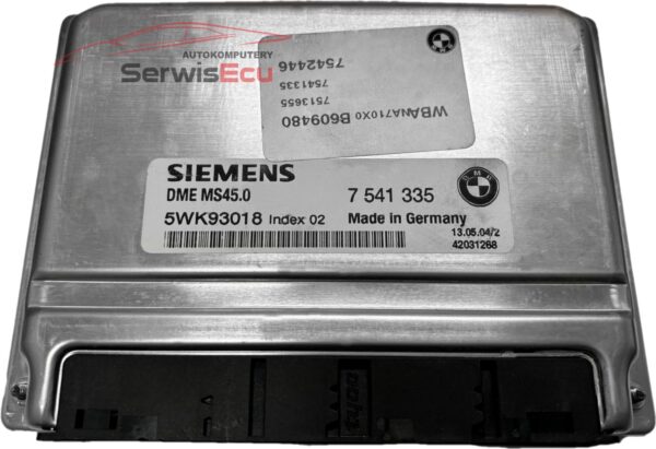 KOMPUTER ECU BMW 5WK93018 7541335