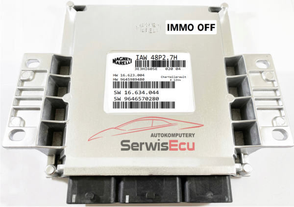 KOMPUTER ECU PEUGEOT 9645989480 IAW48P2.7H IMMO OFF