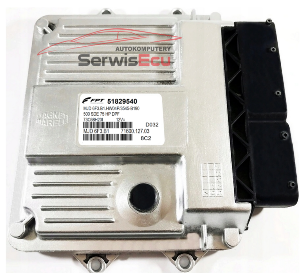 KOMPUTER ECU FIAT 500 1.3 51829540 MJD6F3.B1