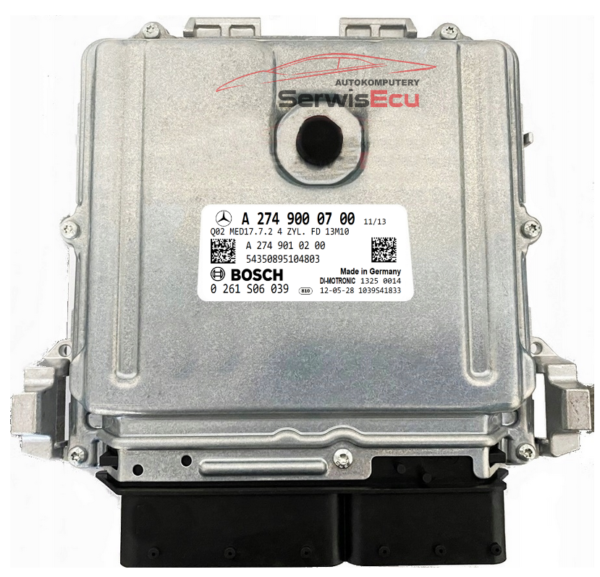 KOMPUTER ECU MERCEDES 1.6 A2749000700 0261S06039 VIRGIN