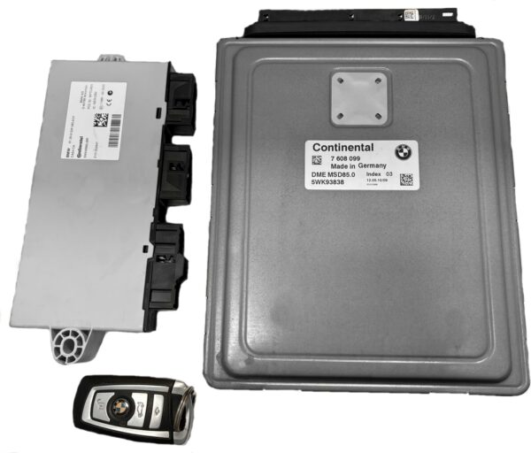 ZESTAW ECU BMW 7608099 5WK93838 5WK49982JBR
