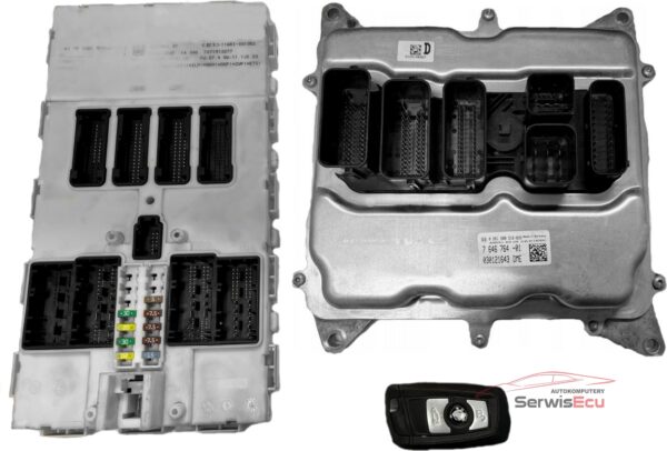 ZESTAW ECU BMW 0261S08516 7646764-01 9352862 01