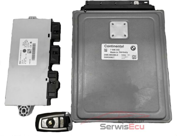 ZESTAW ECU BMW 7598345 5WK93827 61.359209654.9-02