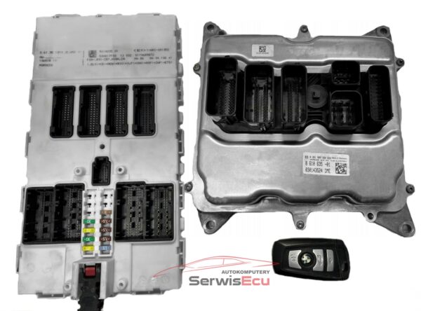 ZESTAW ECU BMW 0261S09264 8610635-01 FEM-LR01-ZB7_HIGH_CA