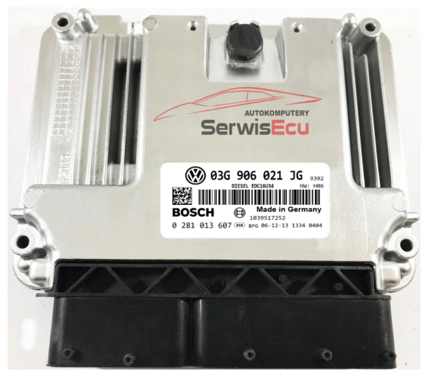 KOMPUTER ECU VW 2.0 03G906021JG 0281013607 IMMO OFF