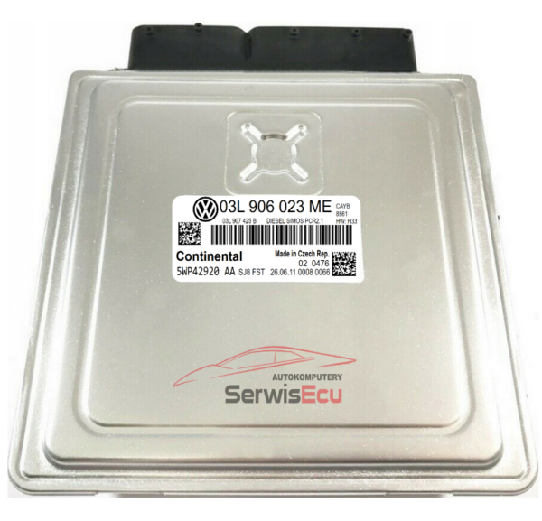 KOMPUTER ECU VW 1.6 TDI 03L906023ME 5WP42920AA IMMO OFF