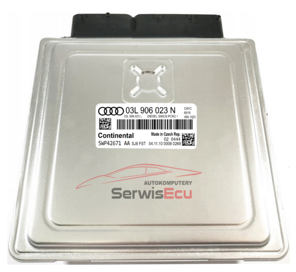KOMPUTER ECU AUDI 1.6 PCR2.1 03L906023N 5WP42671AA IMMO OFF