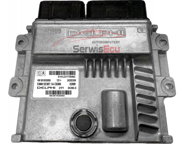 KOMPUTER ECU CITROEN PEUGEOT 2.0 9818035080 9836164980 420003306