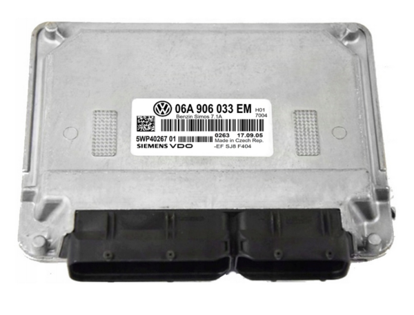 KOMPUTER ECU VOLKSWAGEN 1.6 06A906033EM 5WP40267 01 IMMO OFF