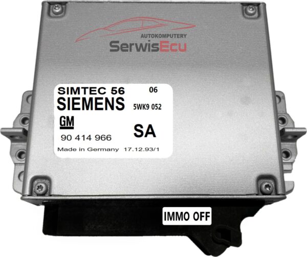 KOMPUTER ECU OPEL 90414966 5WK9052 SA
