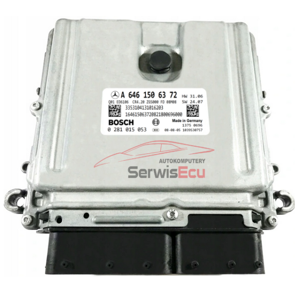 KOMPUTER ECU MERCEDES 2.2 A6461506372 0281015053 CZYSTY