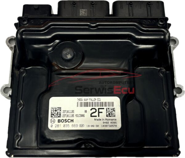 KOMPUTER ECU DACIA 1.5 0281035669 237101118S