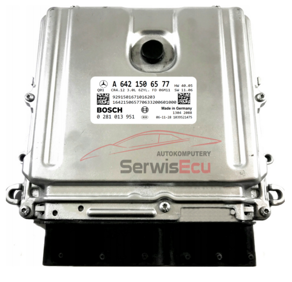 KOMPUTER ECU MERCEDES 3.0 0281013951 A6421506577 VIRGIN