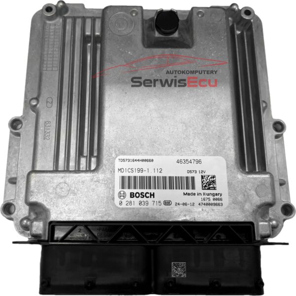 KOMPUTER ECU JUMPER DUCATO BOXER 2.2 EURO 6 0281039715 46354796 NOWY