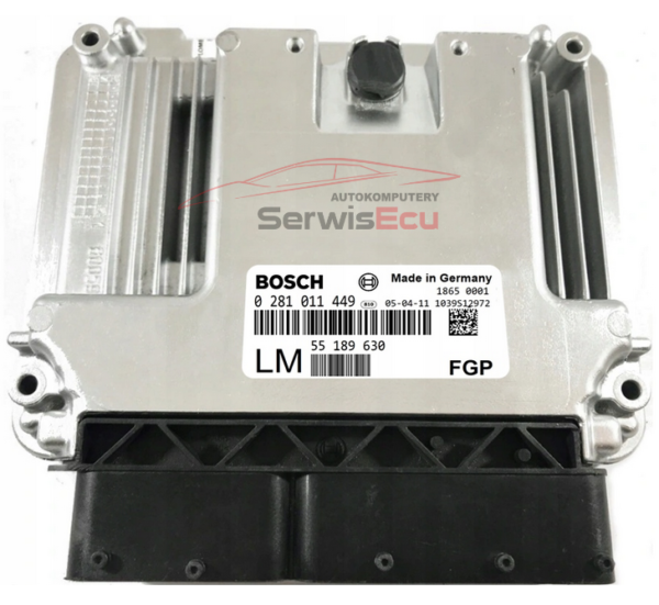 KOMPUTER OPEL VECTRA C 55189630 0281011449 + PIN
