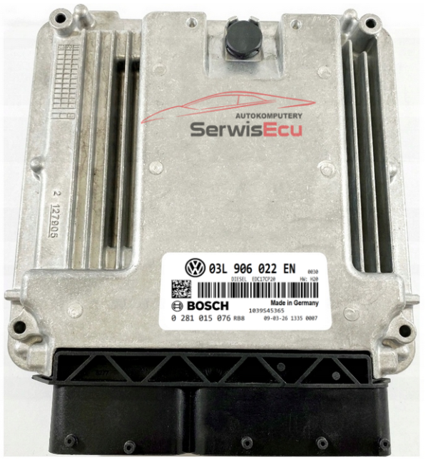KOMPUTER ECU VW 2.0 03L906022EN 0281015076 PLUG&PLAY
