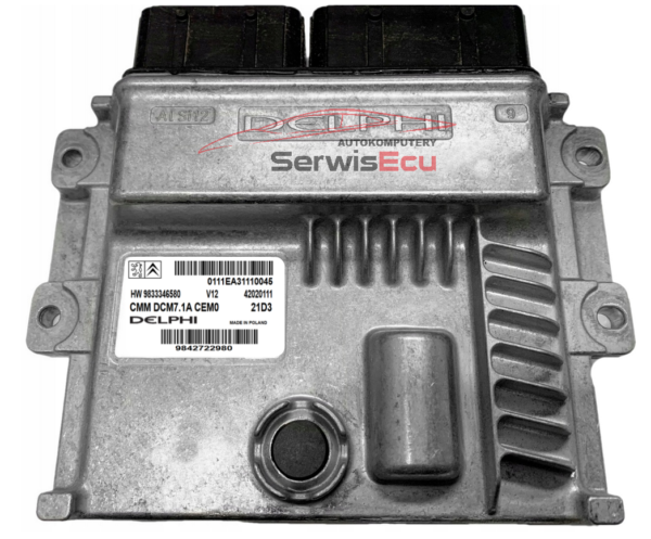 KOMPUTER ECU PEUGEOT CITROEN 2.0 9833346580 42020111 9842722980