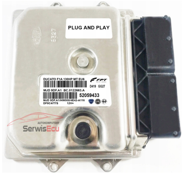 ECU DUCATO 2.3 52059433 MJD9DF.A1 PLUG&PLAY