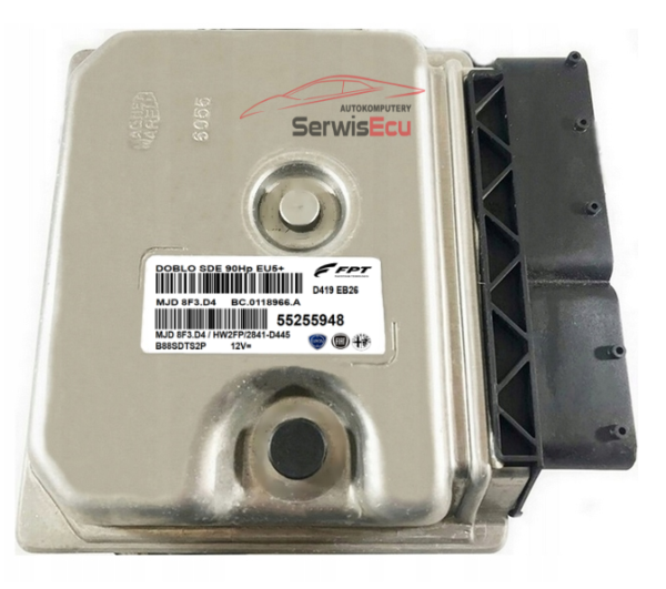 KOMPUTER ECU FIAT DOBLO 1.3 55255948 MJD8F3.D4 VIRGIN
