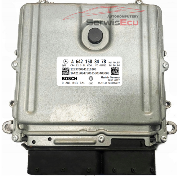 KOMPUTER ECU MERCEDES 3.0 A6421508478 0281013721 VIRGIN