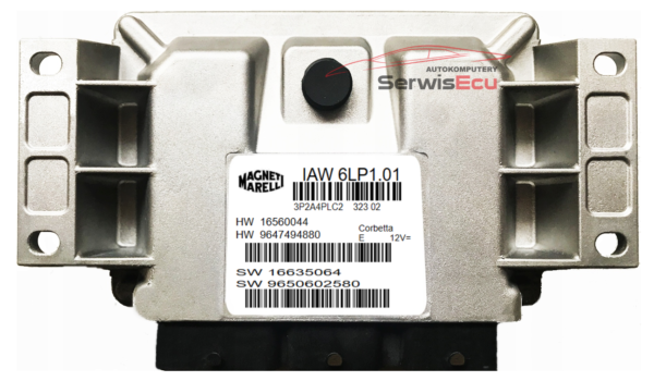 KOMPUTER ECU PEUGEOT 307 2.0 IAW6LP1.01 9650602580