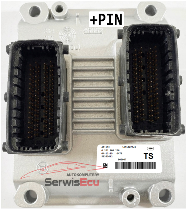 KOMPUTER ECU OPEL 1.4 0261208256 55353612 + PIN