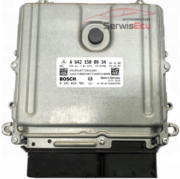 KOMPUTER ECU MERCEDES 3.0 CDI A6421500934 0281014789 VIRGIN