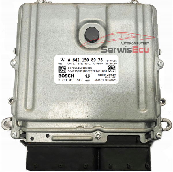 KOMPUTER ECU MERCEDES 3.0. A6421508978 0281013708 VIRGIN