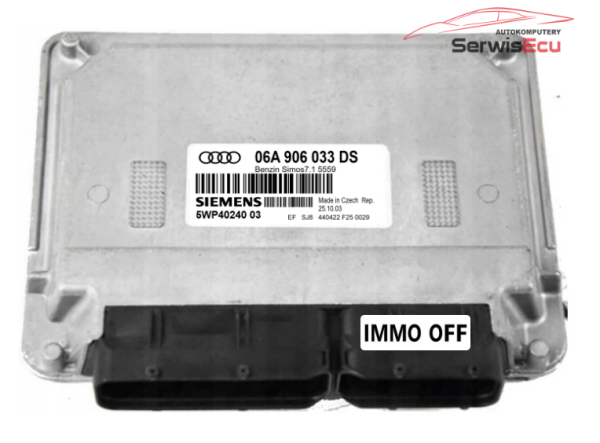 KOMPUTER ECU AUDI 1.6 06A906033DS 5WP40240 03 IMMO OFF