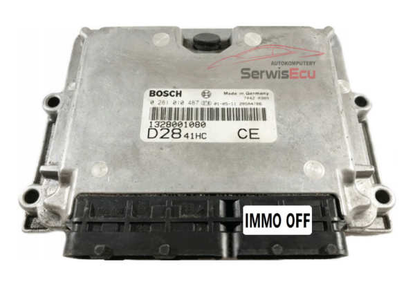 KOMPUTER DUCATO 1328001080 0281010487 IMMO OFF