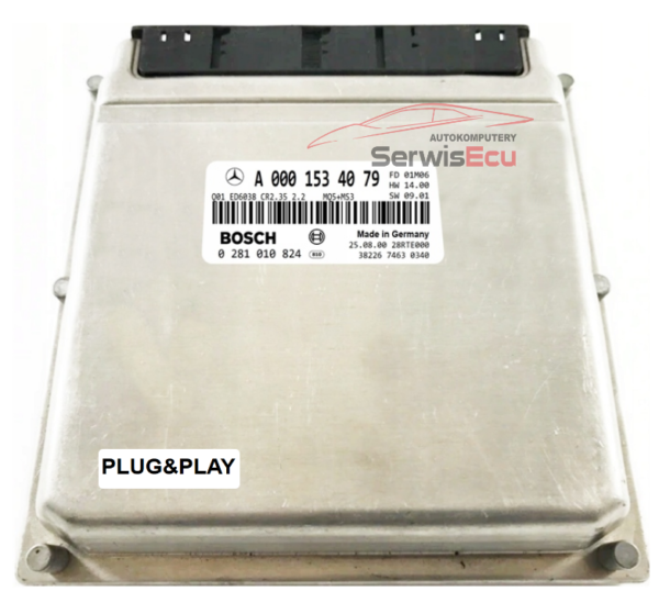 KOMPUTER ECU SPRINTER 2.2 0281010824 A0001534079 PLUG AND PLAY