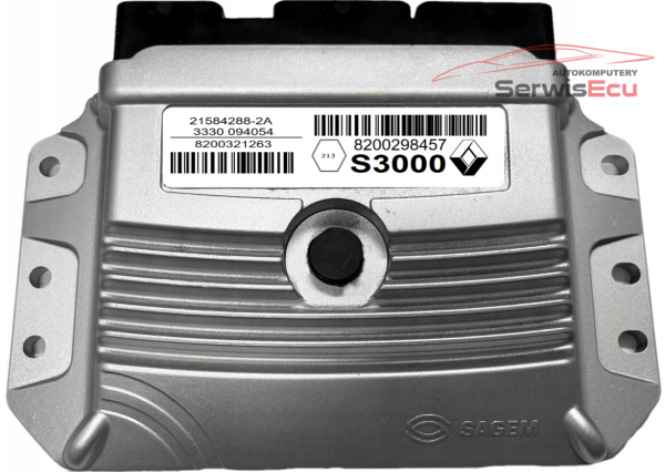 KOMPUTER ECU RENAULT 1.6 8200321263 8200298457 21584288-2A S3000 VIRGIN