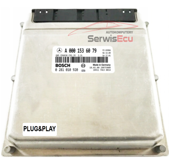 KOMPUTER ECU SPRINTER 2.2 CDI A0001536079 0281010920 PLUG AND PLAY