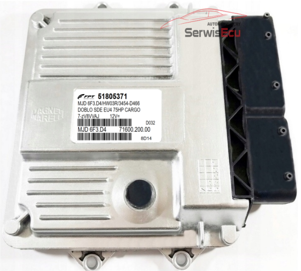 KOMPUTER ECU FIAT DOBLO 1.3 JTD 51805371 MJD6F3.4D