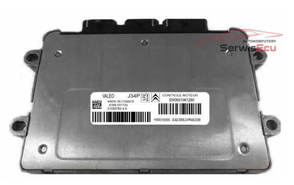 KOMPUTER ECU PEUGEOT 1.4 J34P 9661961280 9651696680 21585785-4A VIRGIN