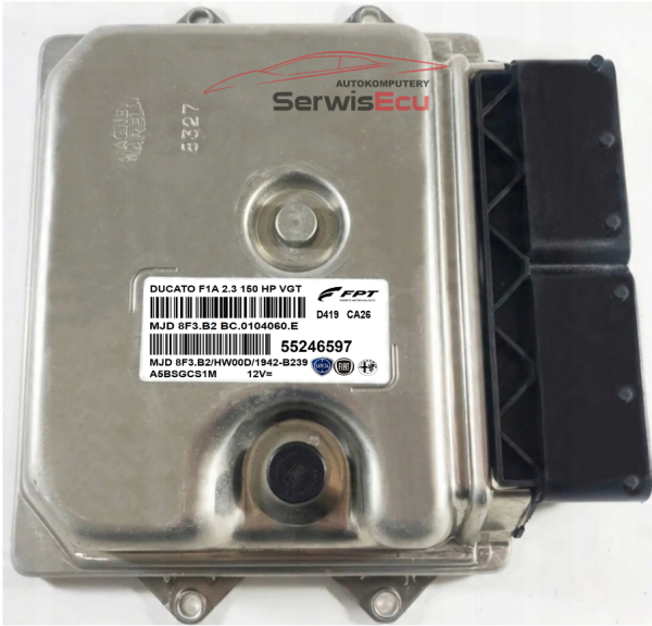 KOMPUTER ECU FIAT 2.3JTD 55246597 MJD8F3B2 VIRGIN