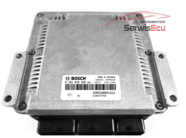 KOMPUTER ECU RENAULT 1.9 DCI 0281010980 HOM8200091416  VIRGIN
