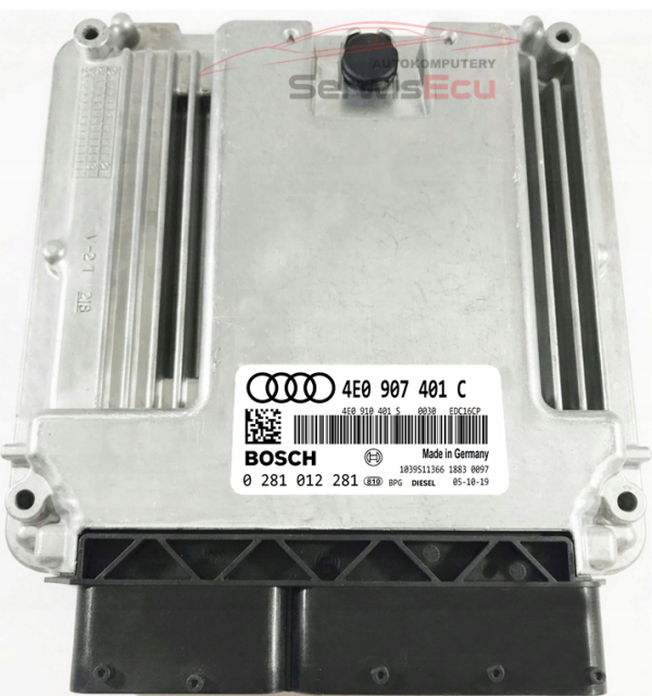 ECU AUDI A8 3.0 TDI 4E0907401C 0281012281 IMMO OFF