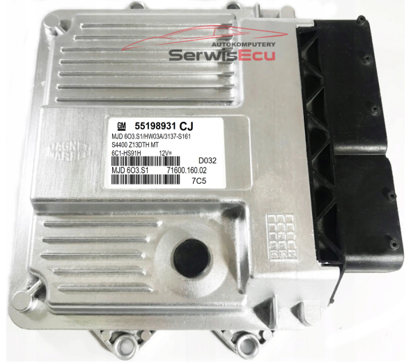 KOMPUTER ECU OPEL CORSA 1.3 55198931 CJ  MJD603.S1 + PIN