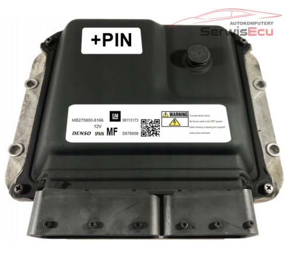 KOMPUTER ECU OPEL 1.7 MB2758008166 98113173 + PIN