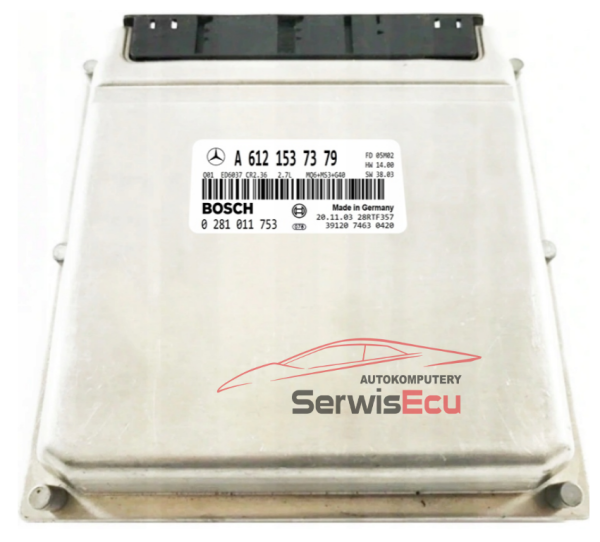 ECU SPRINTER 2.7 CDI A6121537379 0281011753 PLUG AND PLAY