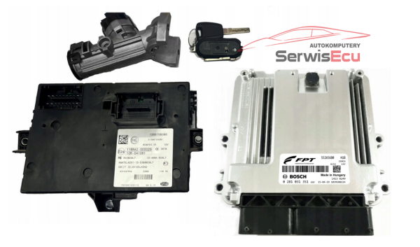 ZESTAW ECU JUMPER DUCATO 0281031351 55265680 1388706080