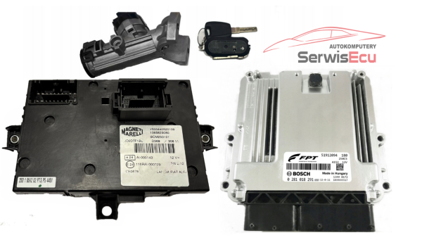 ZESTAW ECU JUMPER DUCATO BOXER 0281018291 51912094 Y503440520109